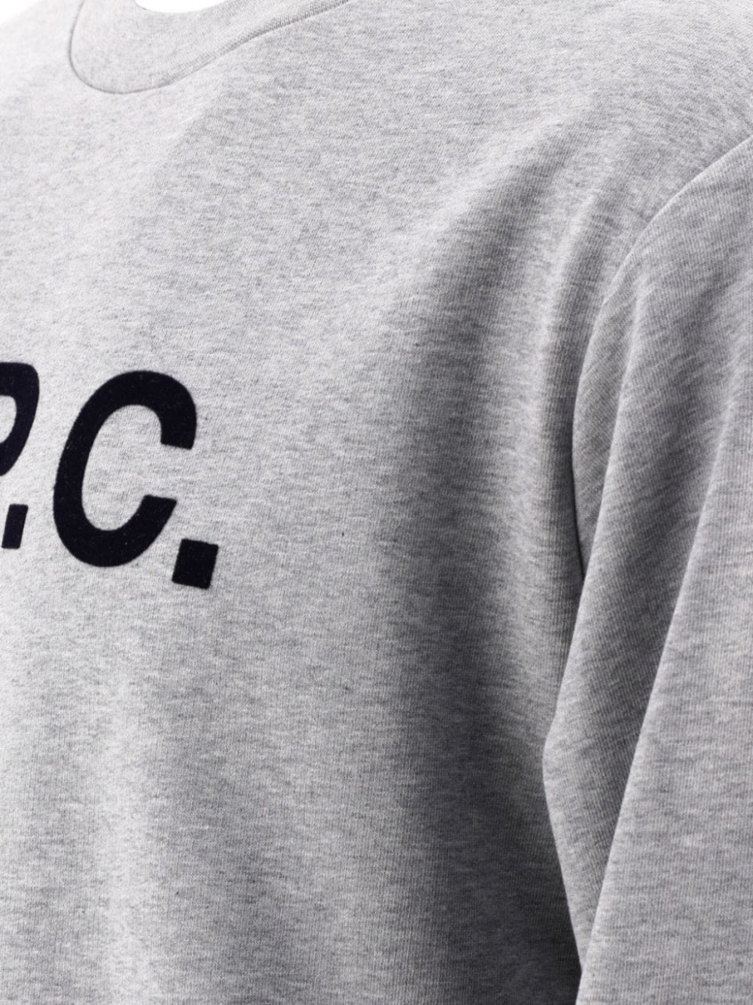 Melange Grey Cotton Sweatshirt