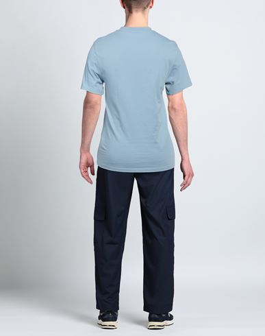 Man T-shirt Pastel blue