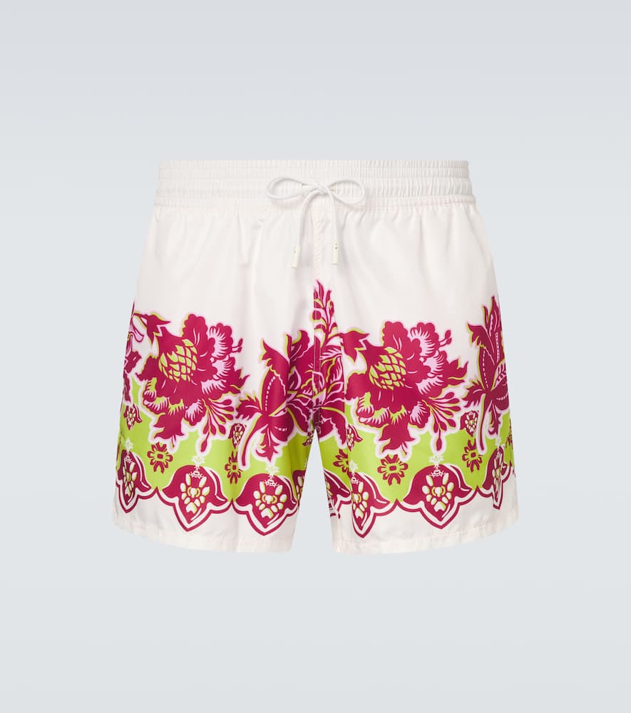 Floral swim trunks