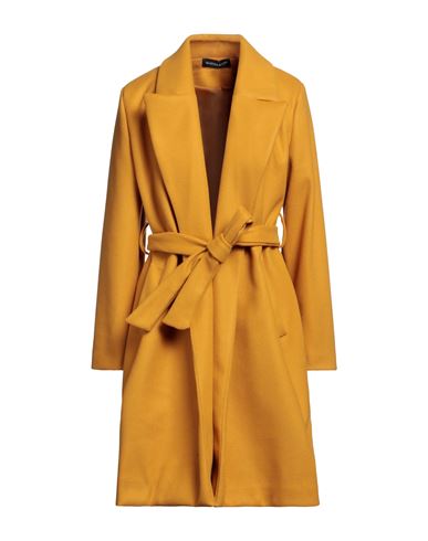 Woman Coat Marigold Size ONESIZE Polyester, Viscose, Elastane