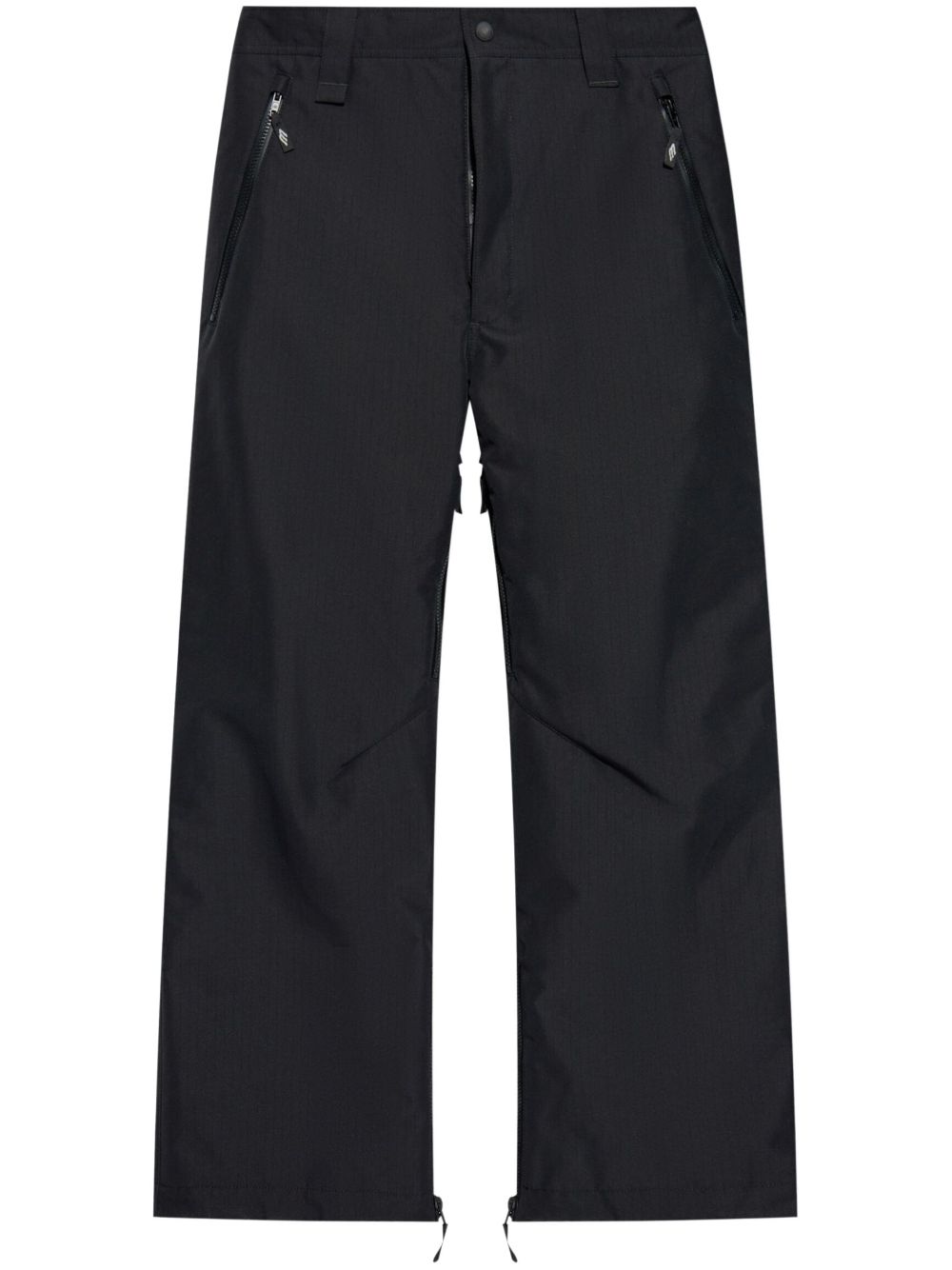 Straight-leg ski trousers - Black
