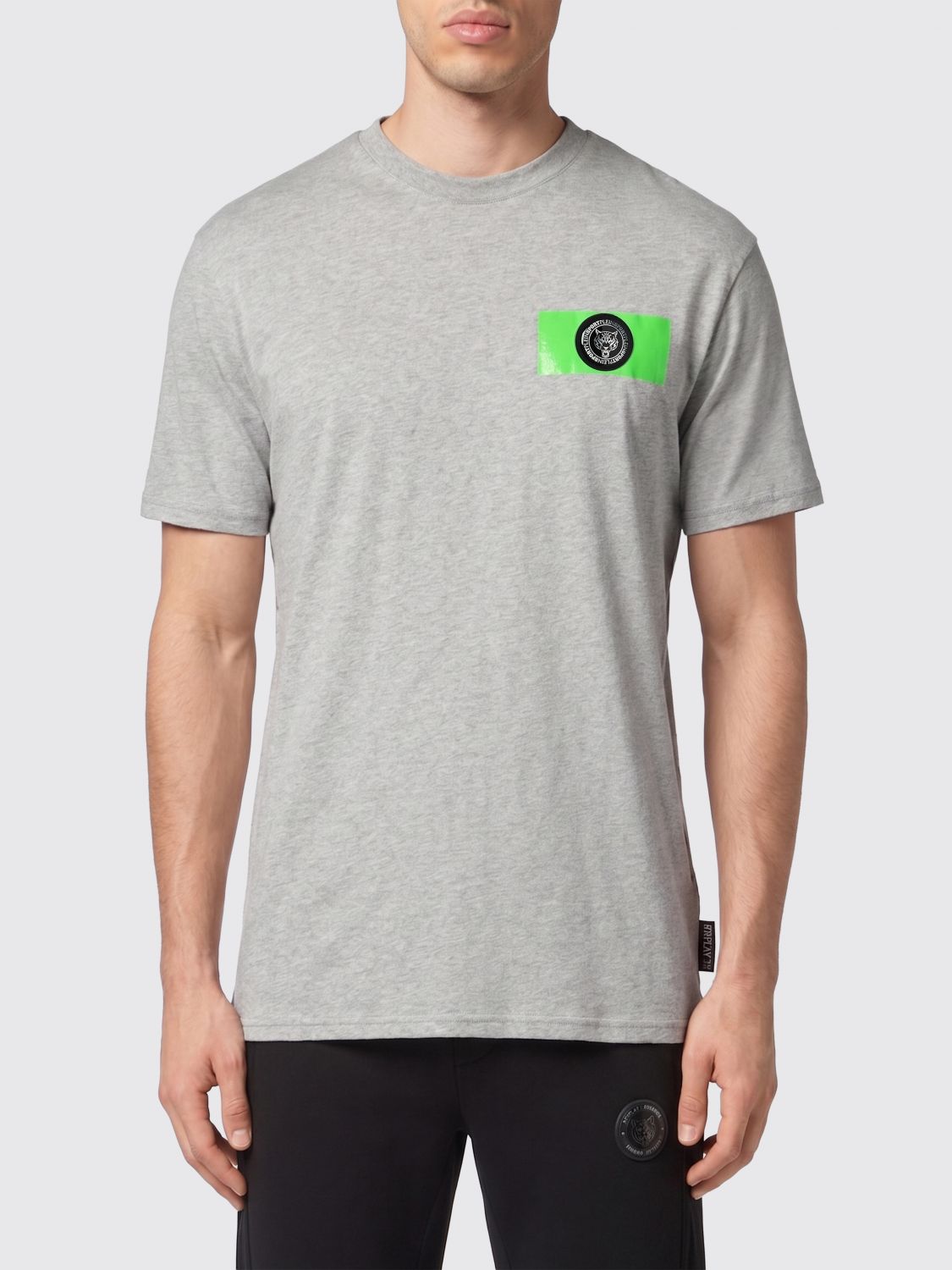 SS logo-print T-shirt - Grey