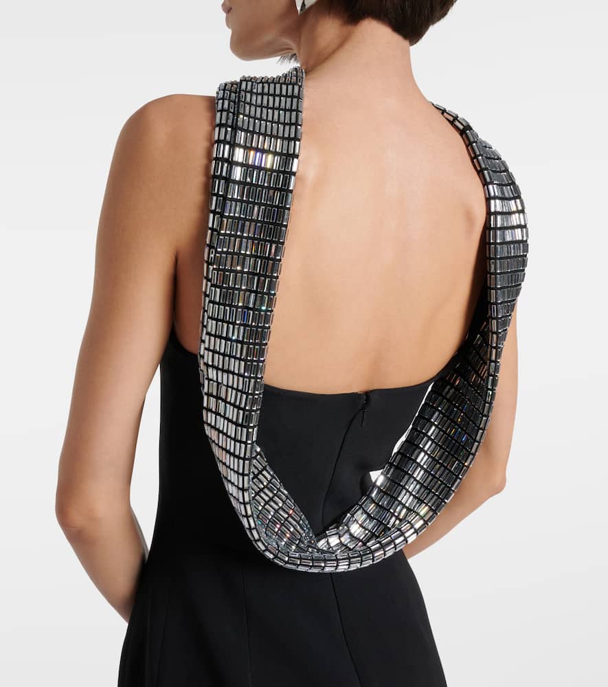 Embellished cady gown