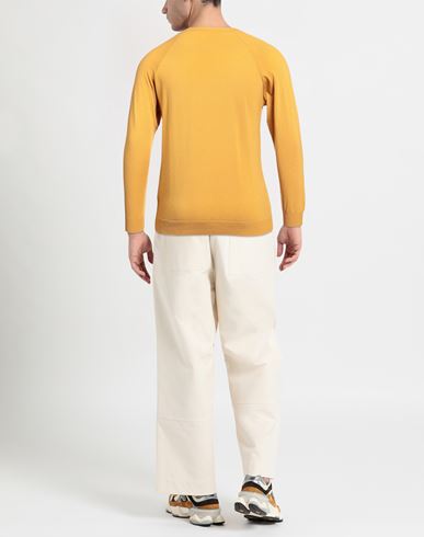 Man Sweater Marigold Size L Polyacrylic, Merino Wool, Polyamide, Elastane