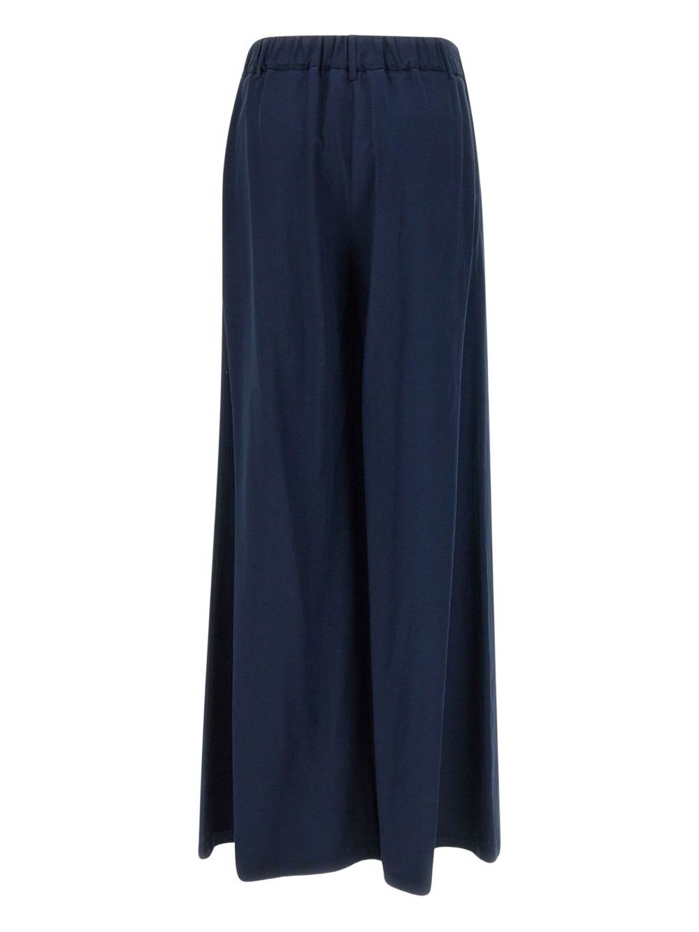 Linen-blend trousers - Blue