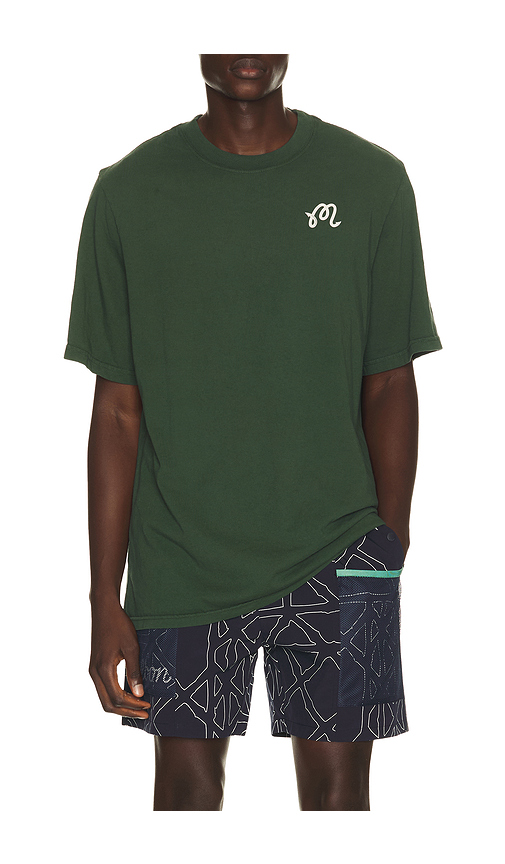 Malbon x Golf & Bass Club Bermuda Lures Tee in Green. - L also in
