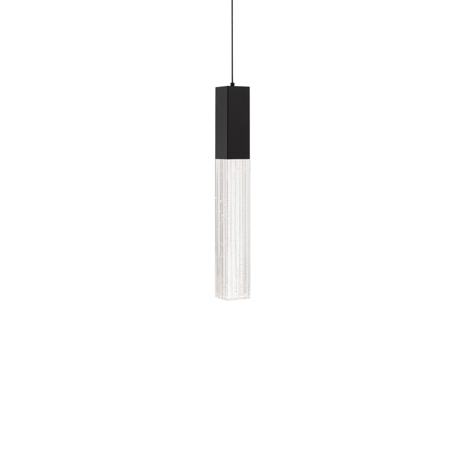 Black LED Mini Pendant from the Cinema Collection
