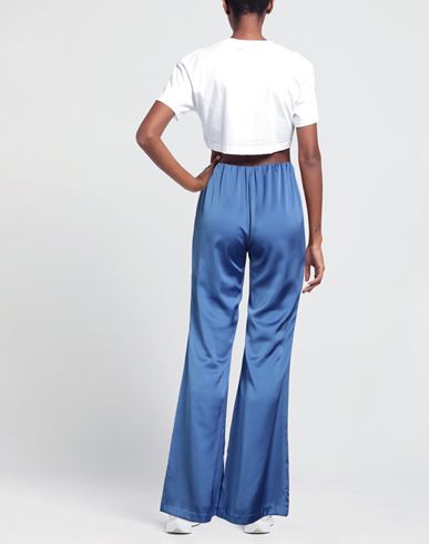 Woman Pants Azure Size 10 Polyamide, Viscose, Polyester, Elastane