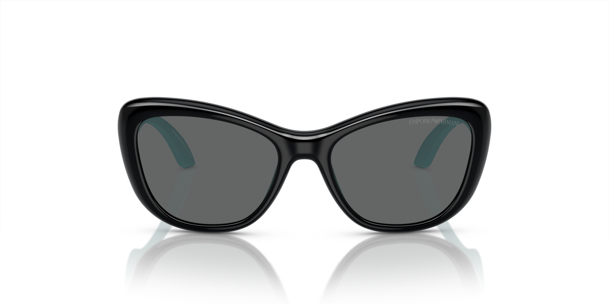 Emporio Armani Kid Emporio Armani EK4004 501787 Sunglasses Injected Black Grey Butterfly Norma