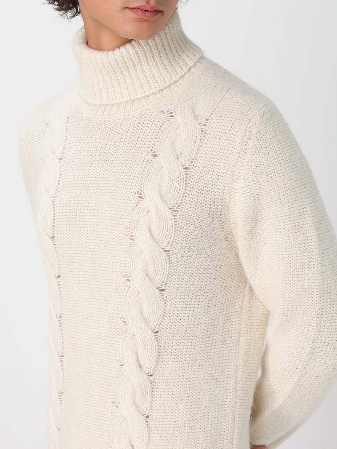 Sweater Men color Beige
