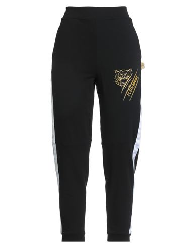 Woman Pants Black Size S Cotton, Elastane