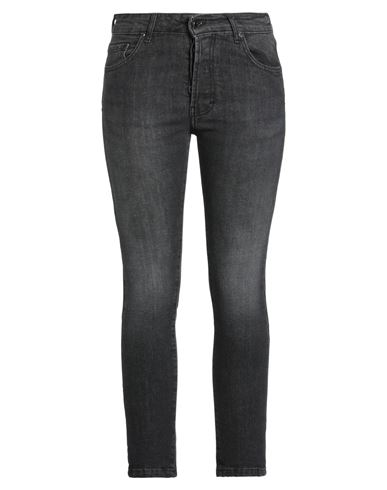 Contemporary Woman Jeans Black Size 33 Cotton, Elastane
