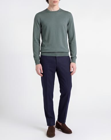 Modern Man Sweater Lead Size 42 Super 140s Wool