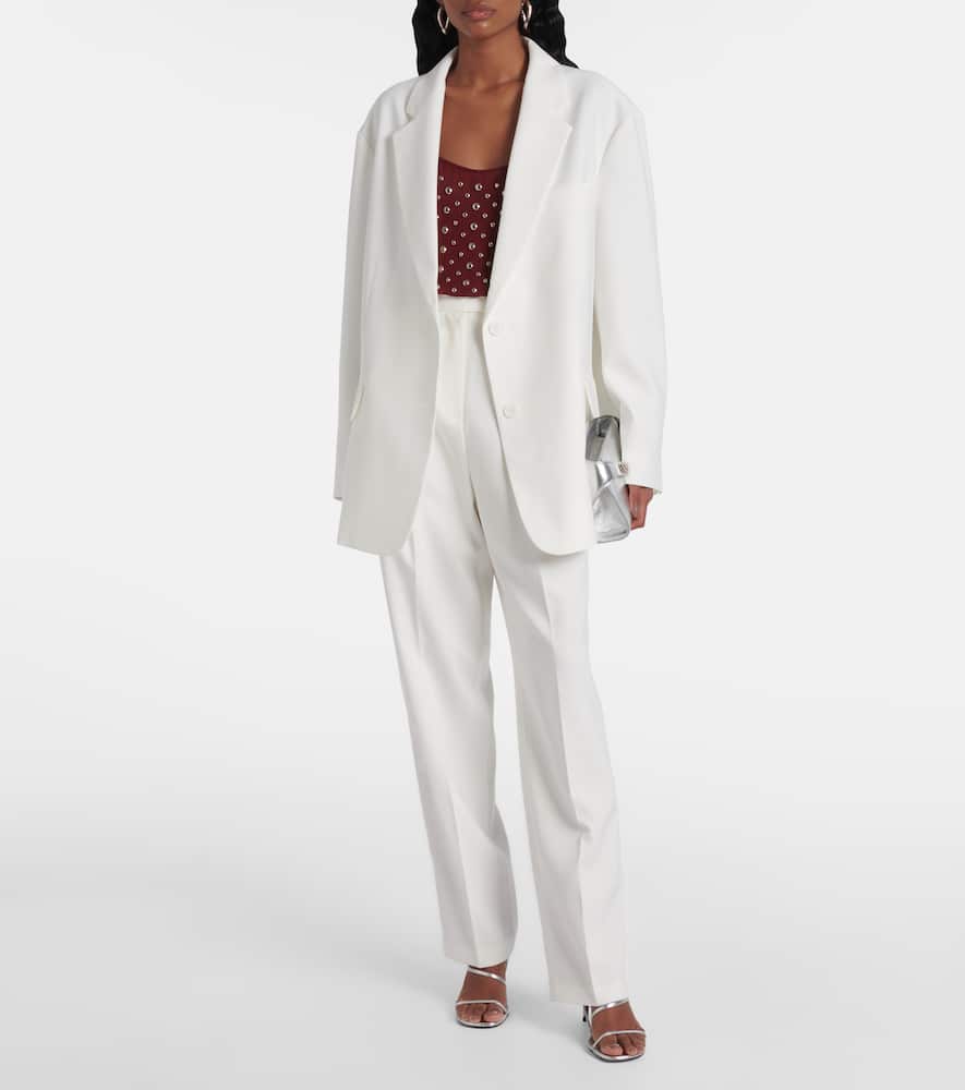 Bea high-rise straight pants
