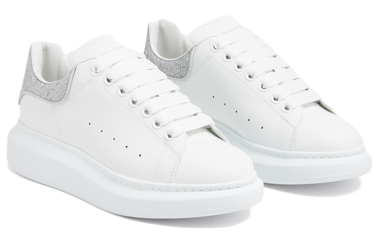 (WMNS) Oversized Sneaker 'White Silver Glitter'