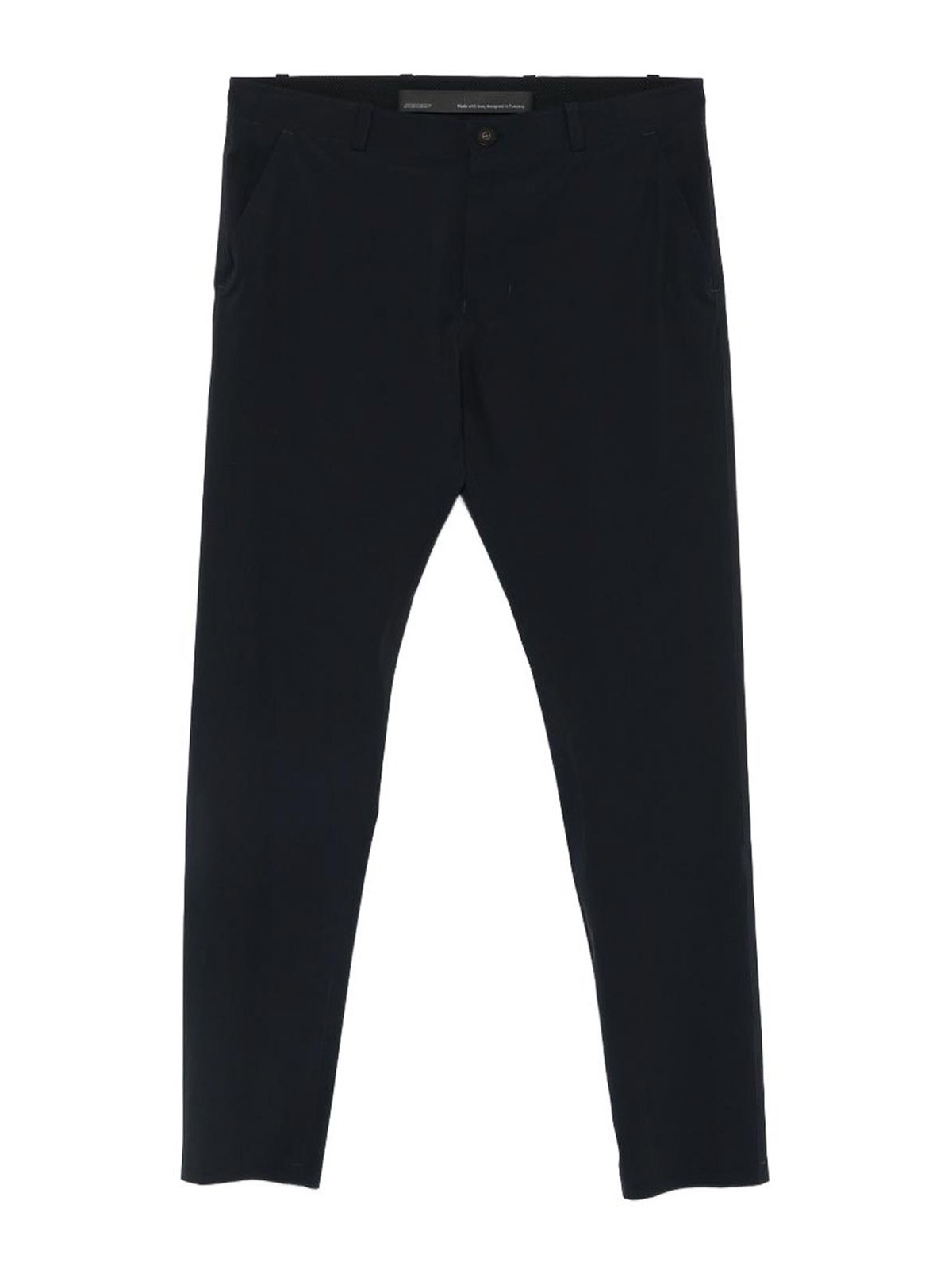 Dark blue slim-leg pants
