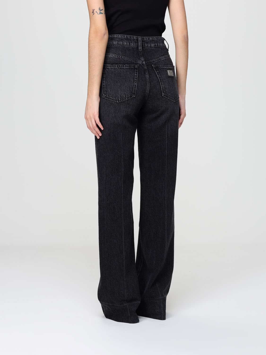 Jeans Woman color Black