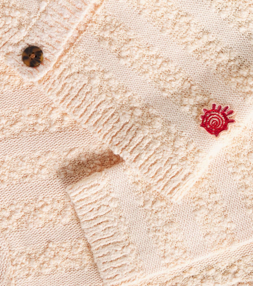 Scotch & Soda Kids Cotton-blend bouclé cardigan