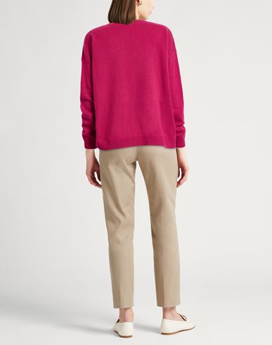 Woman Sweater Fuchsia Size L Wool, Cashmere