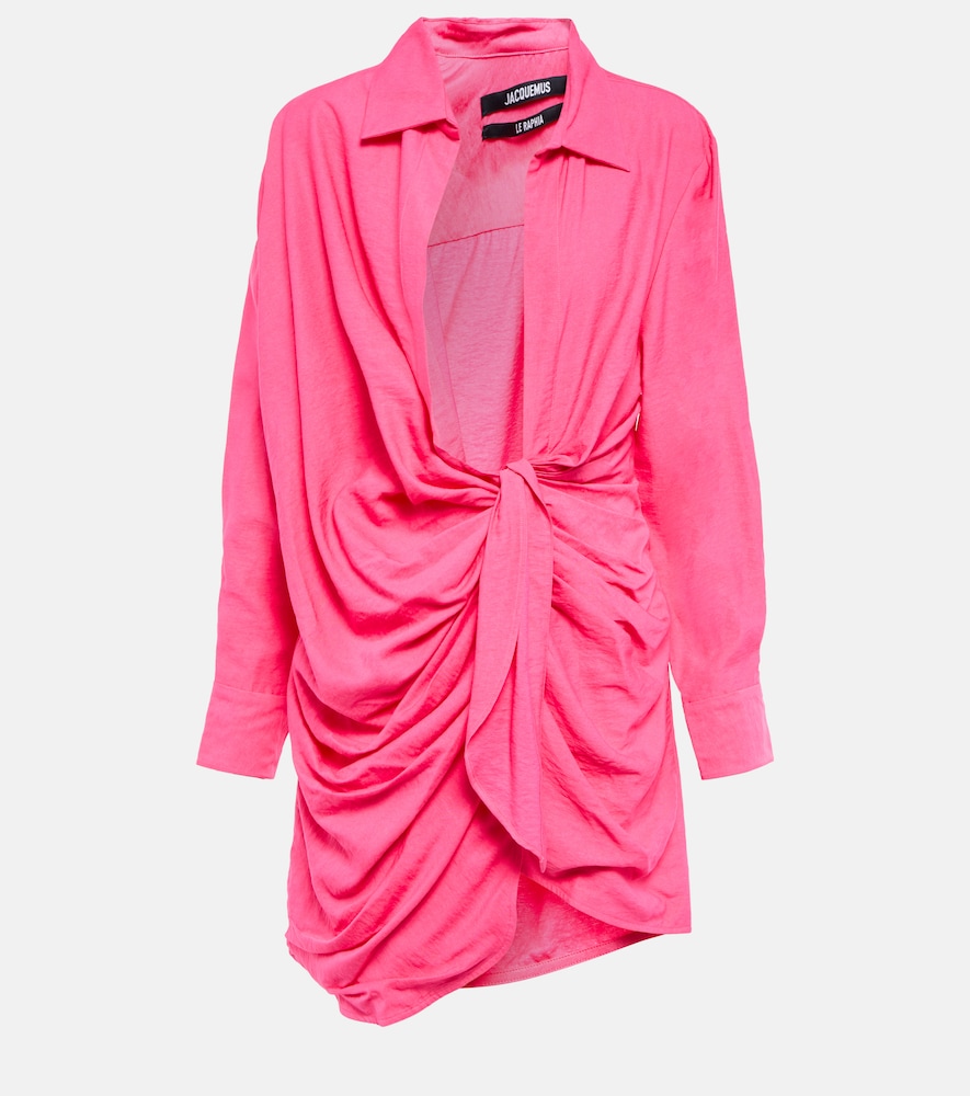 La Robe Bahia tie-detail minidress