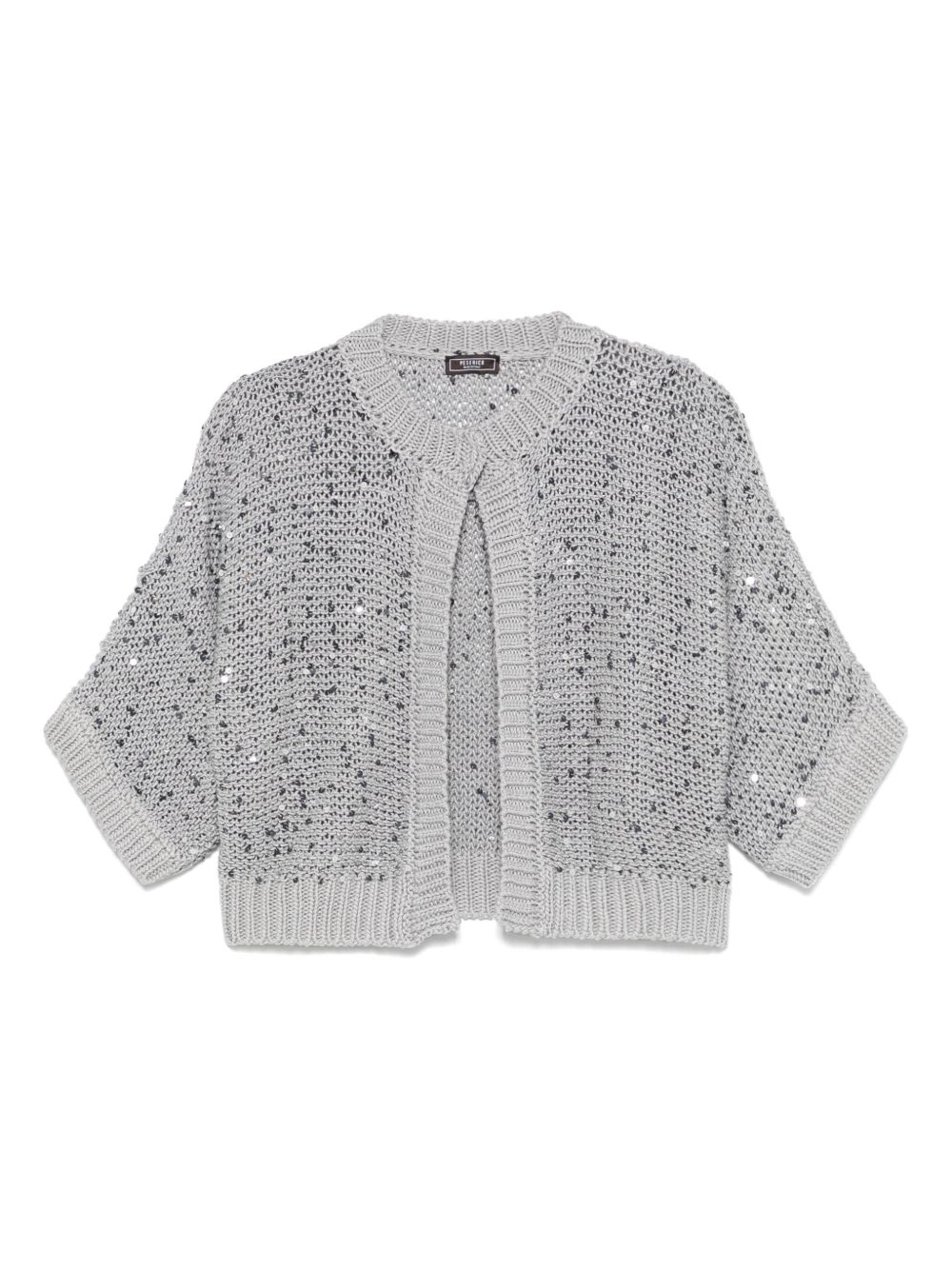 Sequin-embellished cardigan - Grey