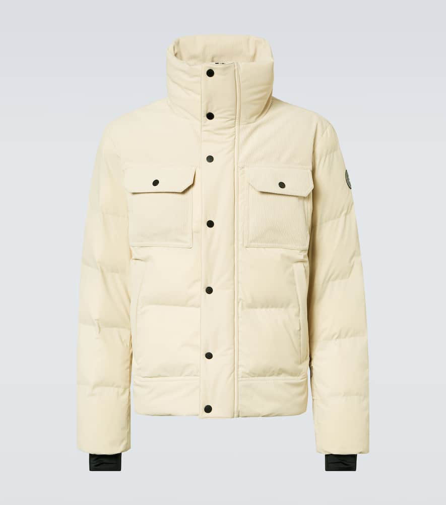 Carlo corduroy-trimmed ski jacket