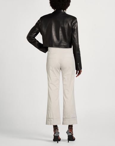 Woman Pants Beige Size 12 Lyocell, Cotton, Elastomultiester, Elastane