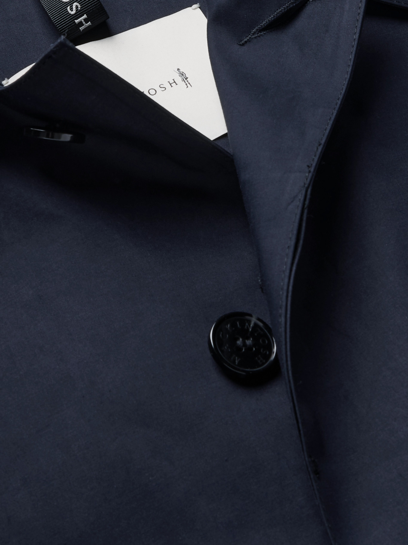Oxford Bonded Cotton Trench Coat