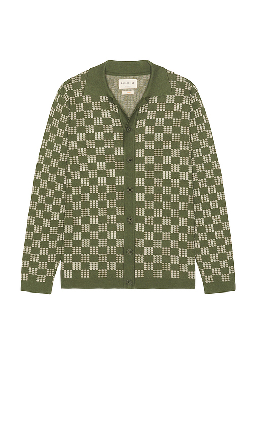 Far Afield CARDIGAN in Green. Größe XL/1X. Also in L