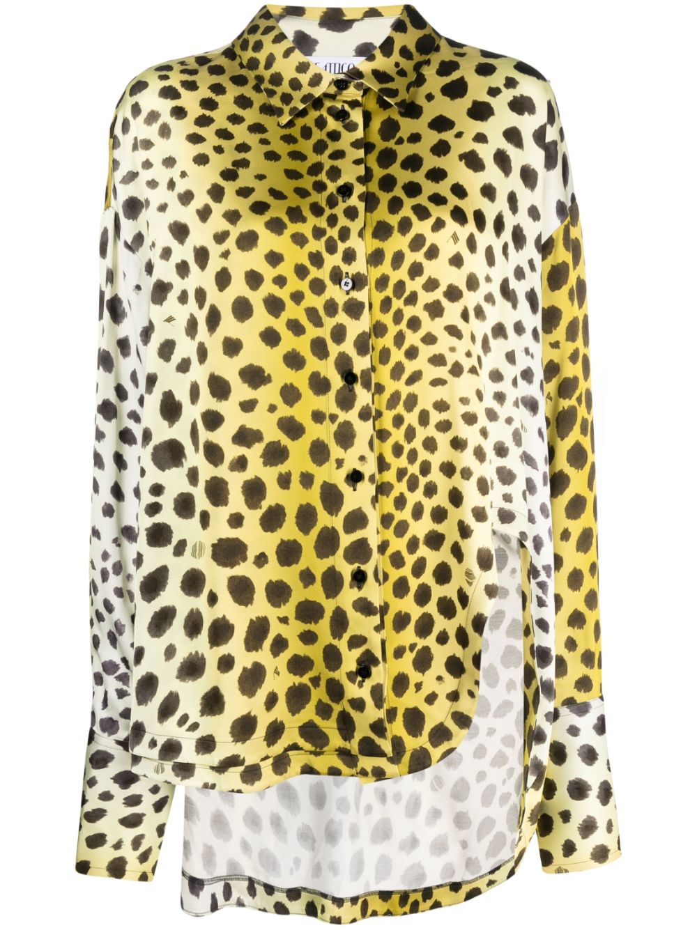 Kota leopard-print shirt - Yellow