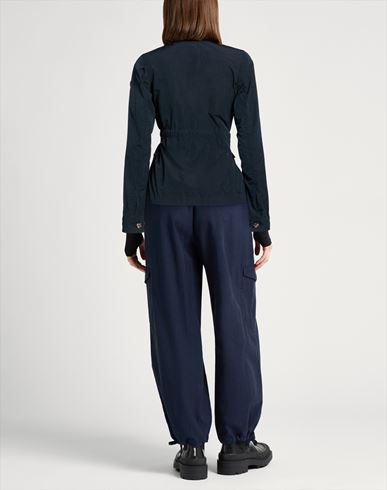 Woman Jacket Navy Size 10 Polyester, Cotton, Polyamide