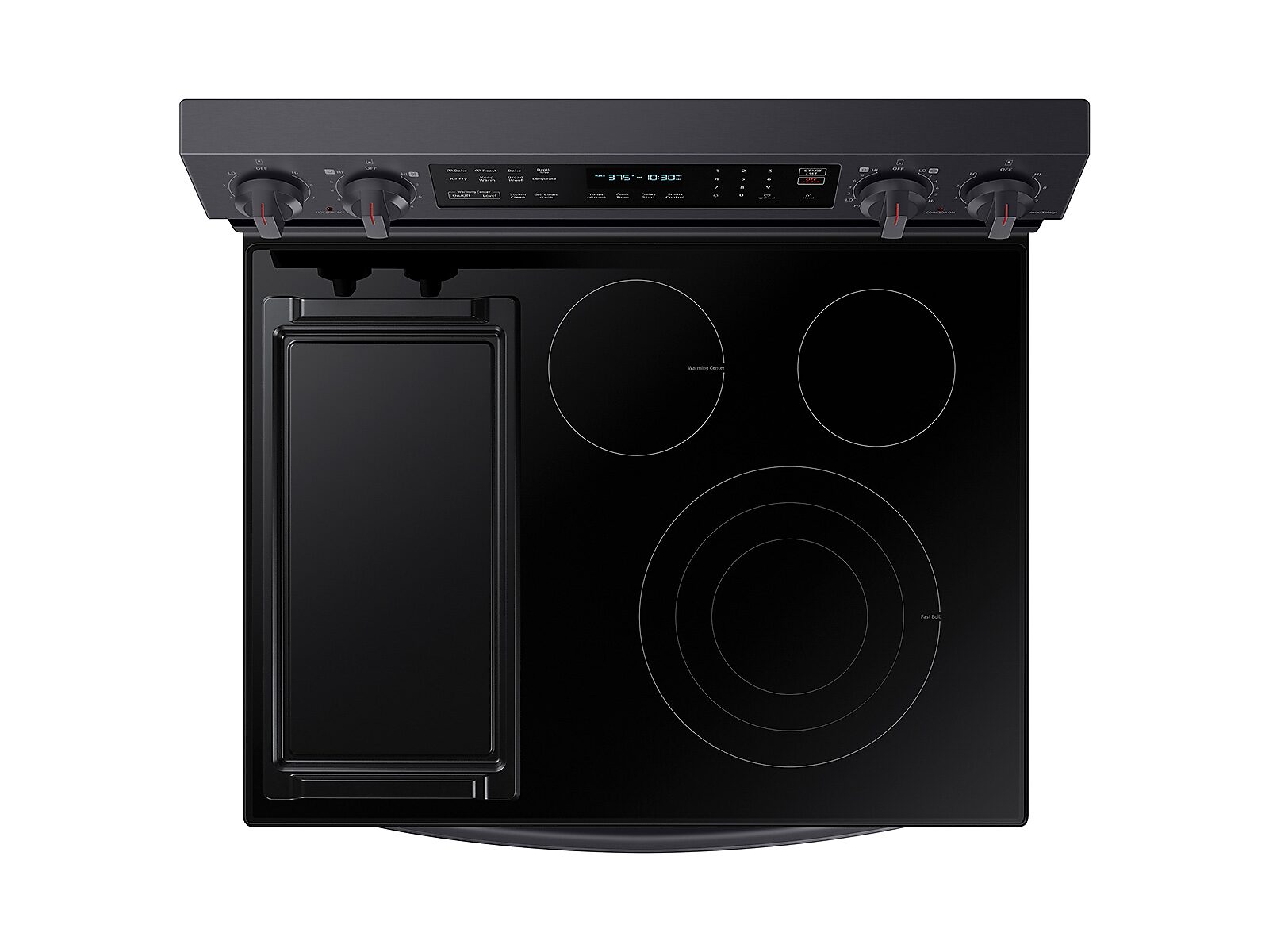 6.3 cu. ft. Smart Freestanding Electric Range with No-Preheat Air Fry, Convection+ & Griddle in Black Stainless Steel(NE63A6711SG/AA)