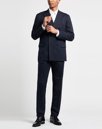 Man Suit Midnight blue Size 38 Polyester, Wool, Viscose, Elastane