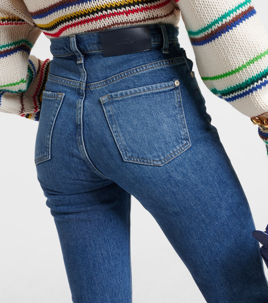 Logan high-rise cropped slim jeans
