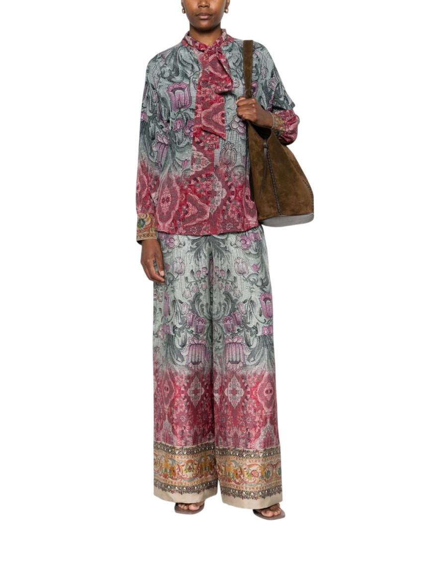 Printed Silk Shirt
