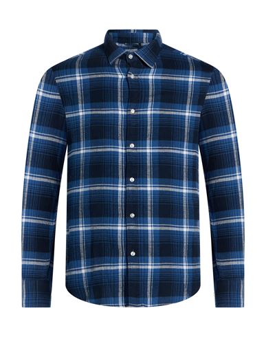 R3d Wöôd Man Shirt Blue Size S Cotton