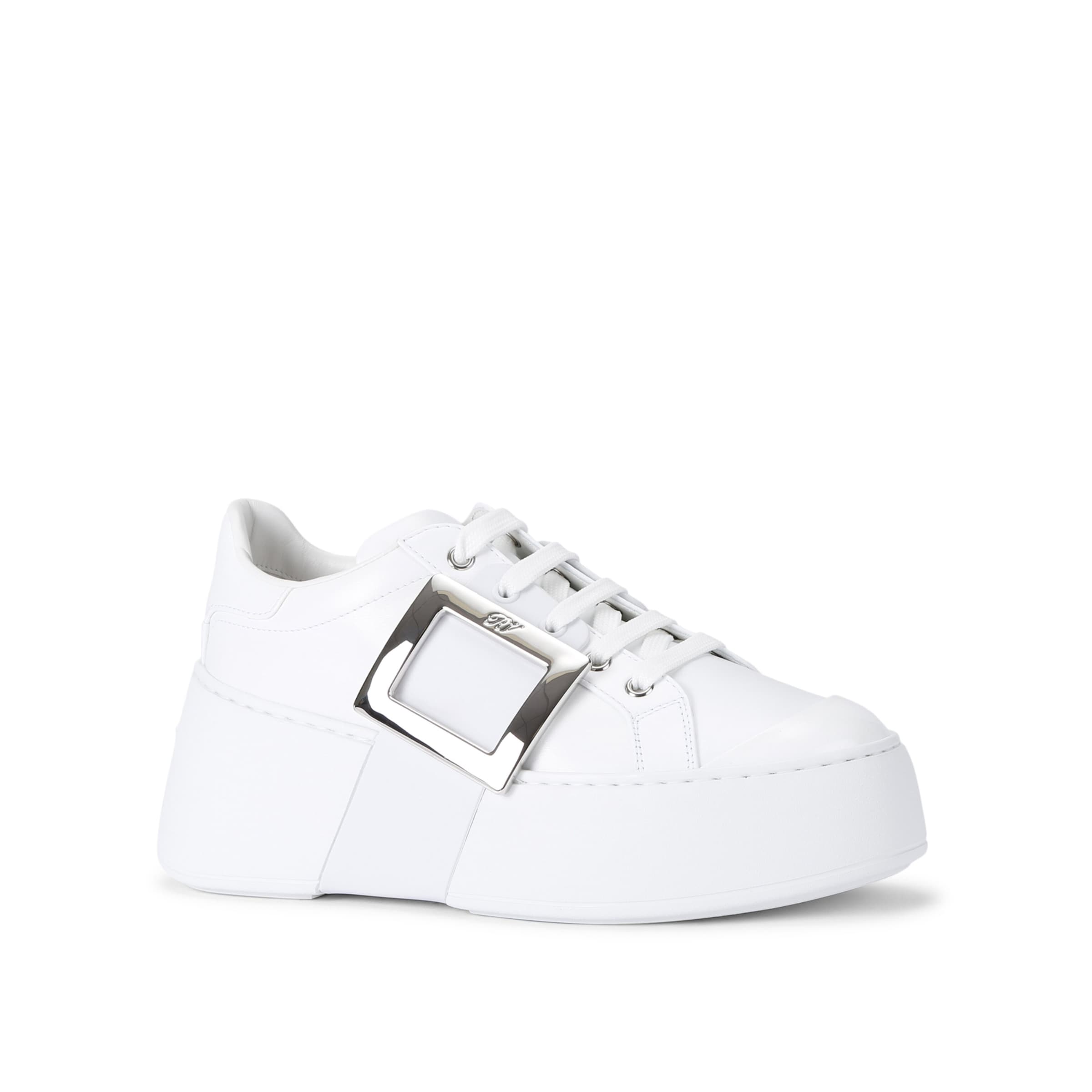 Leather Viv Skate Platform Sneakers