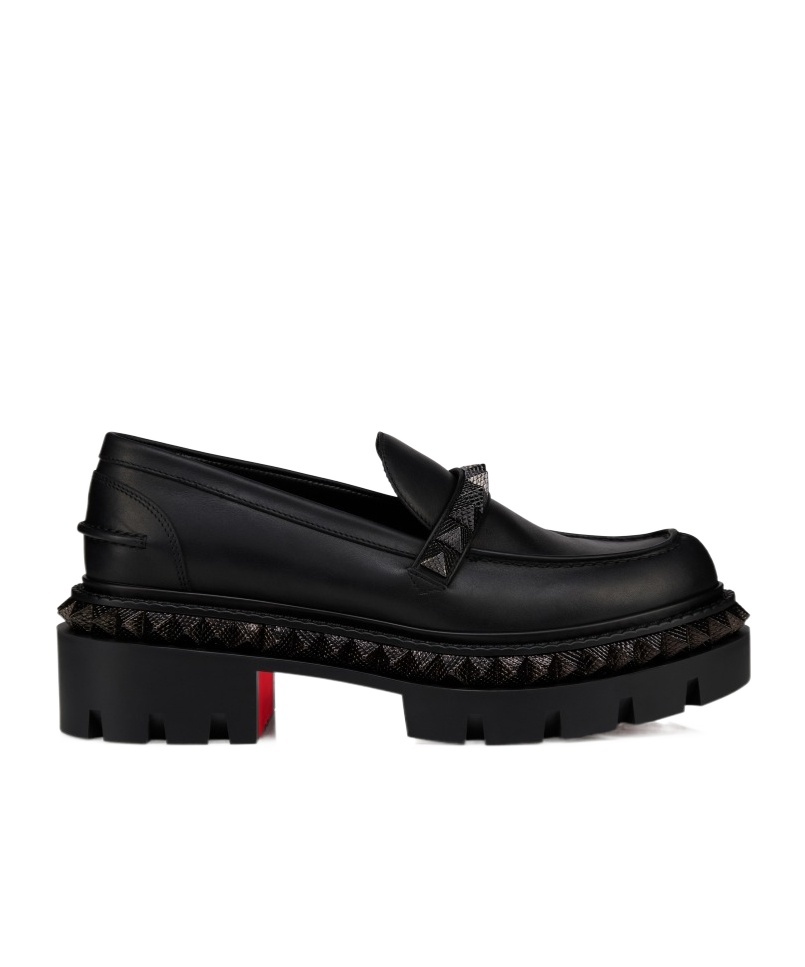50mm studded platform loafers