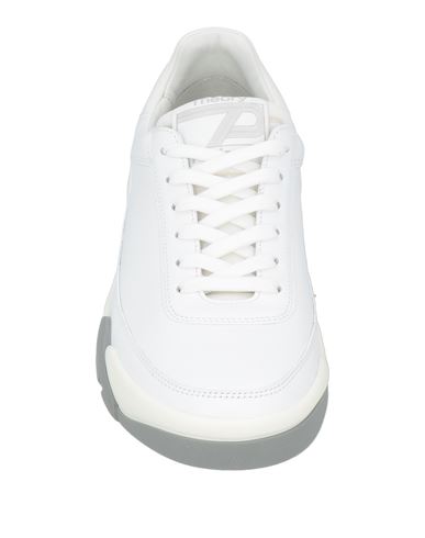 Woman Sneakers White Size 6 Calfskin, Textile fibers