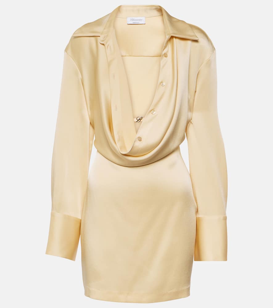 Draped minidress