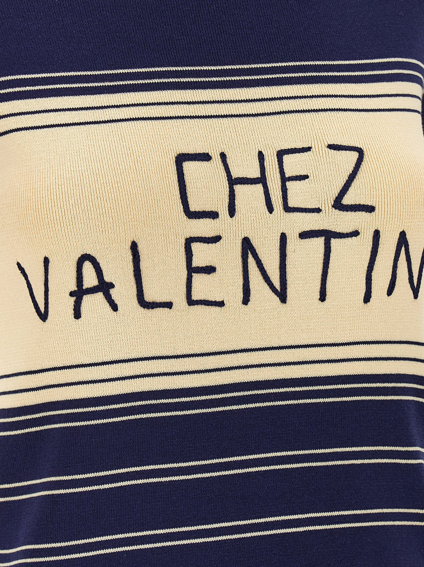 Chez Valentino T-Shirt Blue