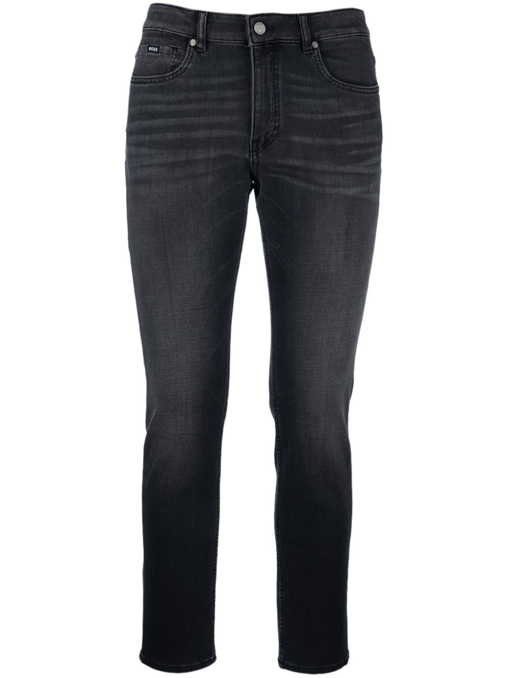 Washed-effect jeans - Black