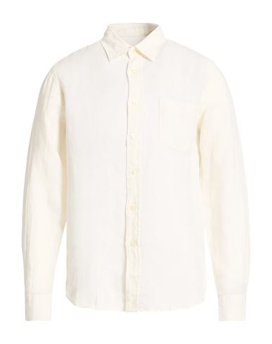 Man Shirt Ivory Size XXL Linen