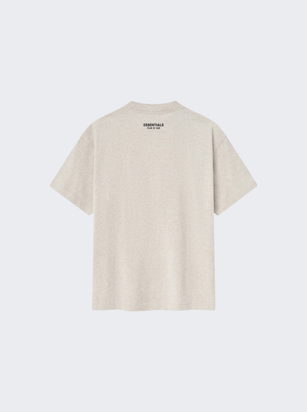 Logo-plaque cotton T-shirt - Grey