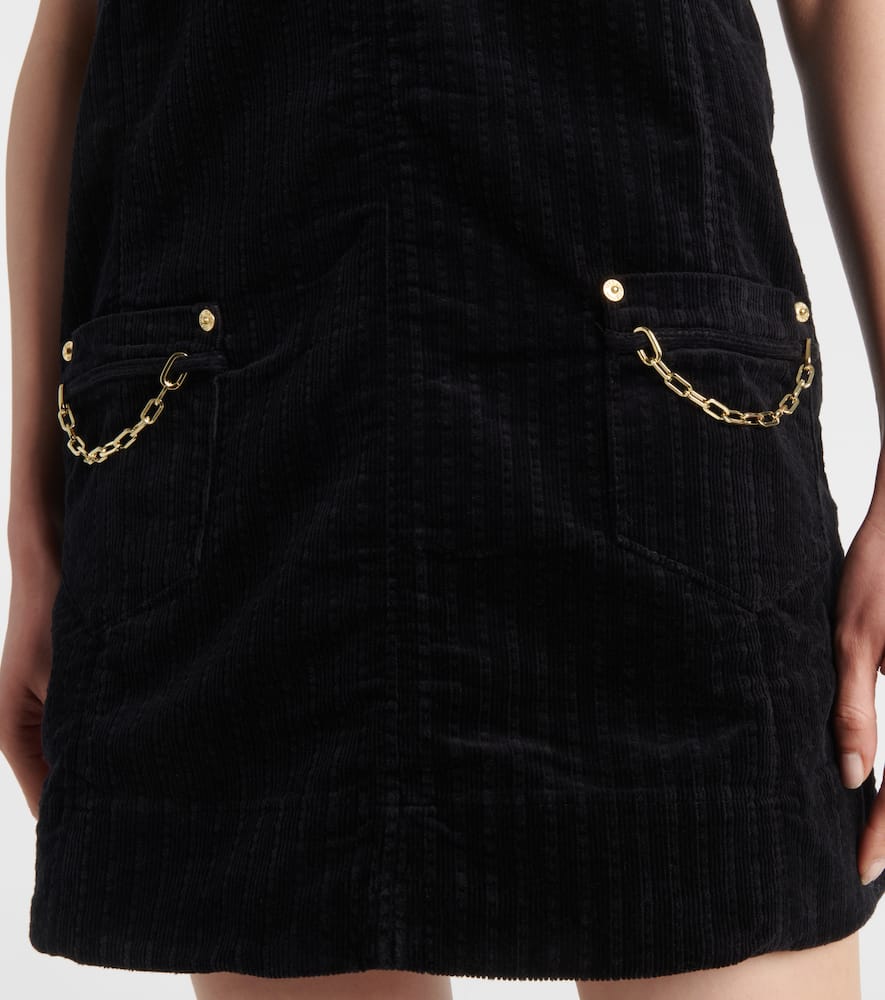 Cotton corduroy minidress