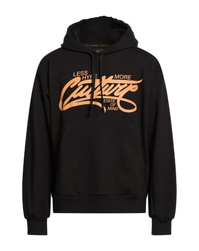 Man Sweatshirt Black Size L Cotton