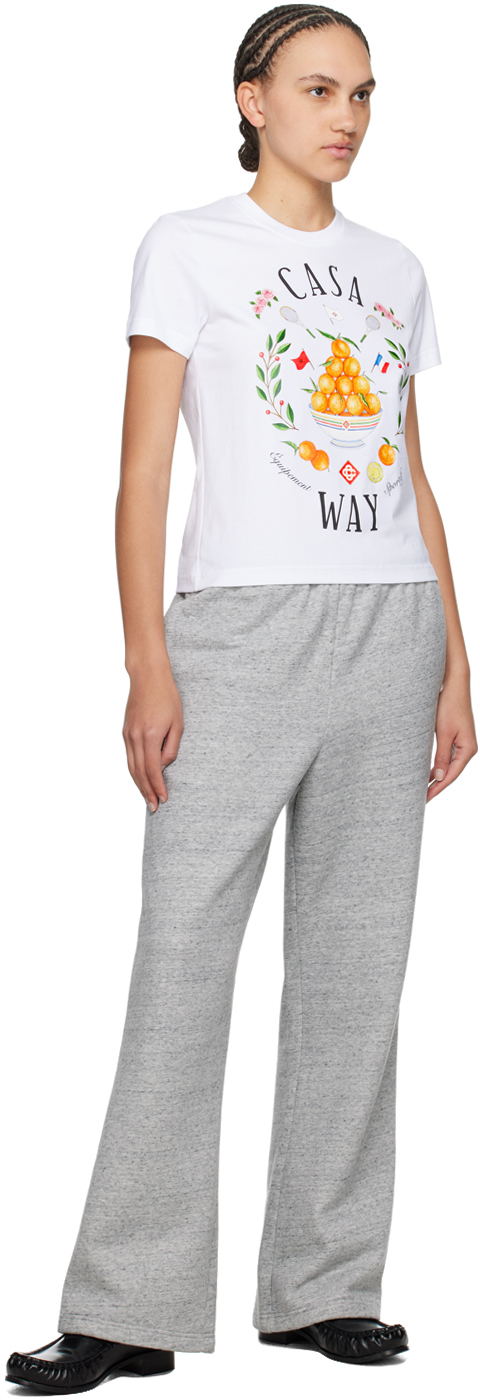 Casablanca White 'Casa Way' T-Shirt