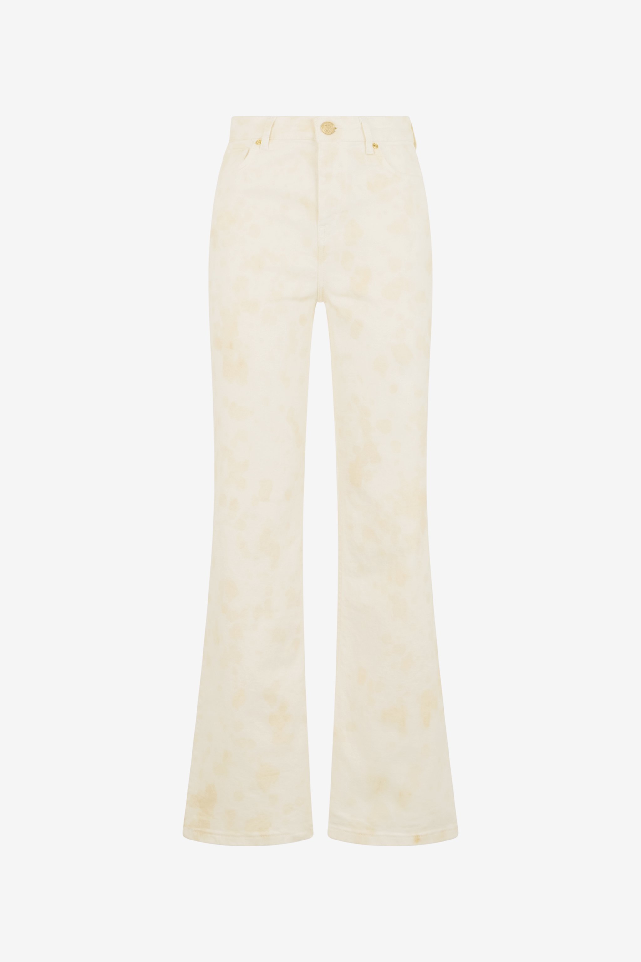 Beige Denim Jeans