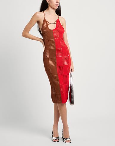 Woman Midi dress Brown