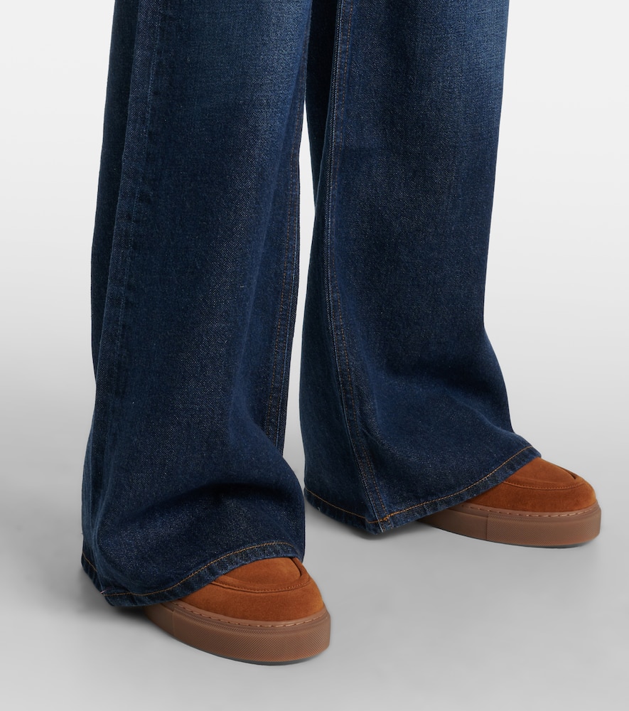 High-rise wide-leg jeans